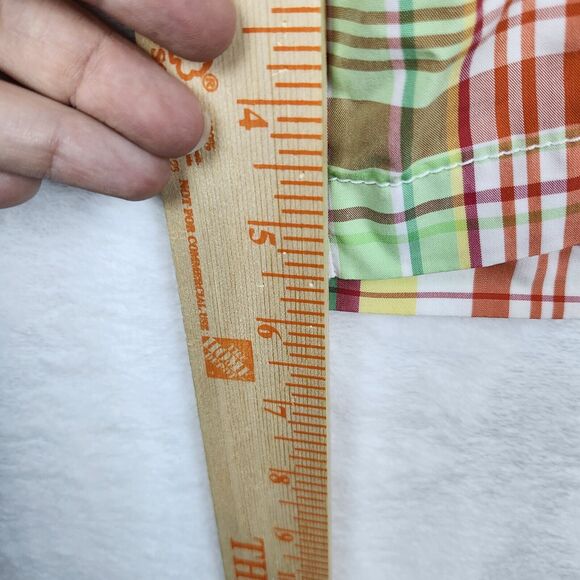 Polo Ralph Lauren Board Shorts Men’s XL Orange Pink Green Plaid Swim Trunks - Picture 9 of 14